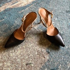 Calvin Klein snakeskin pumps